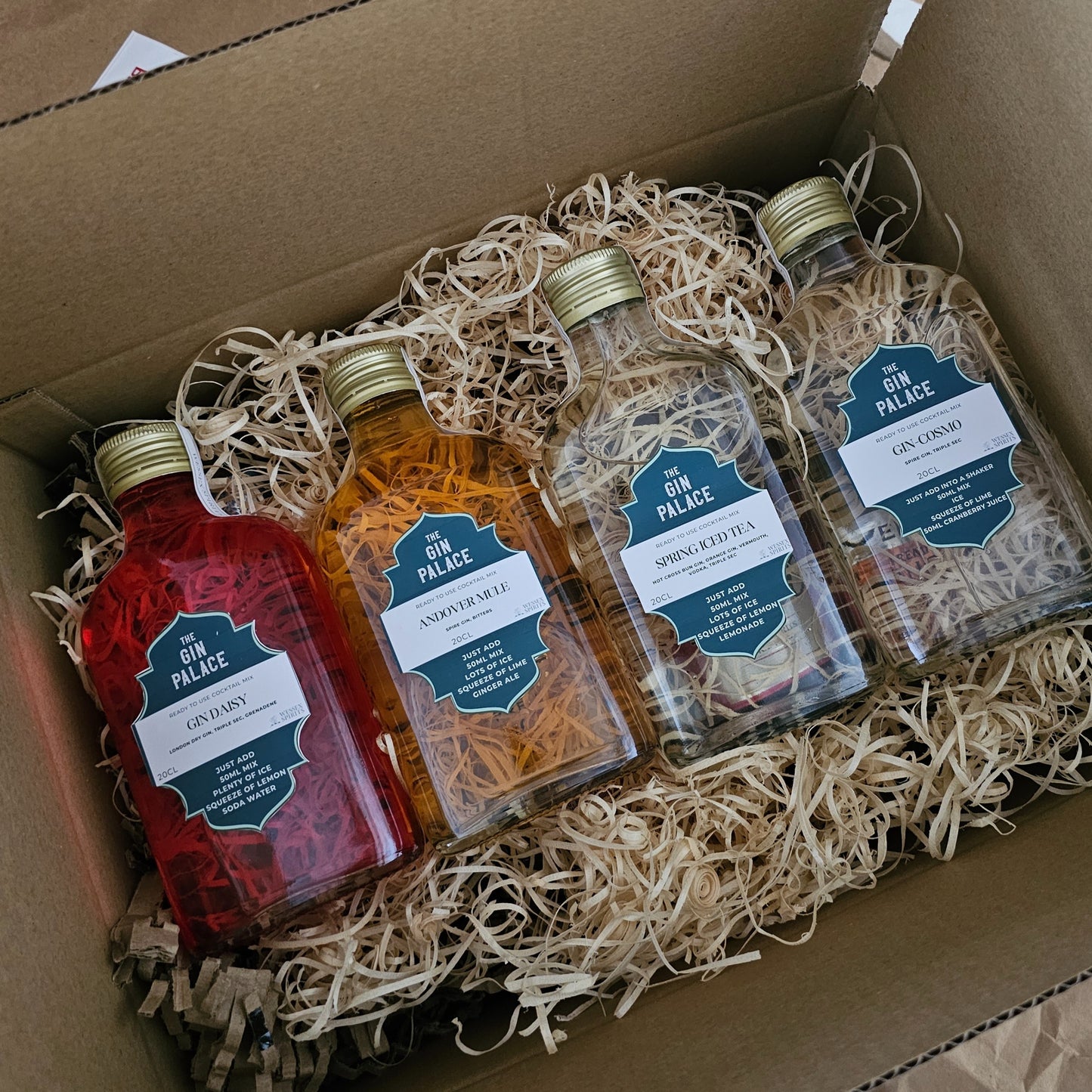 Pack of 4 Gin Palace Pre-Mixed Cocktails