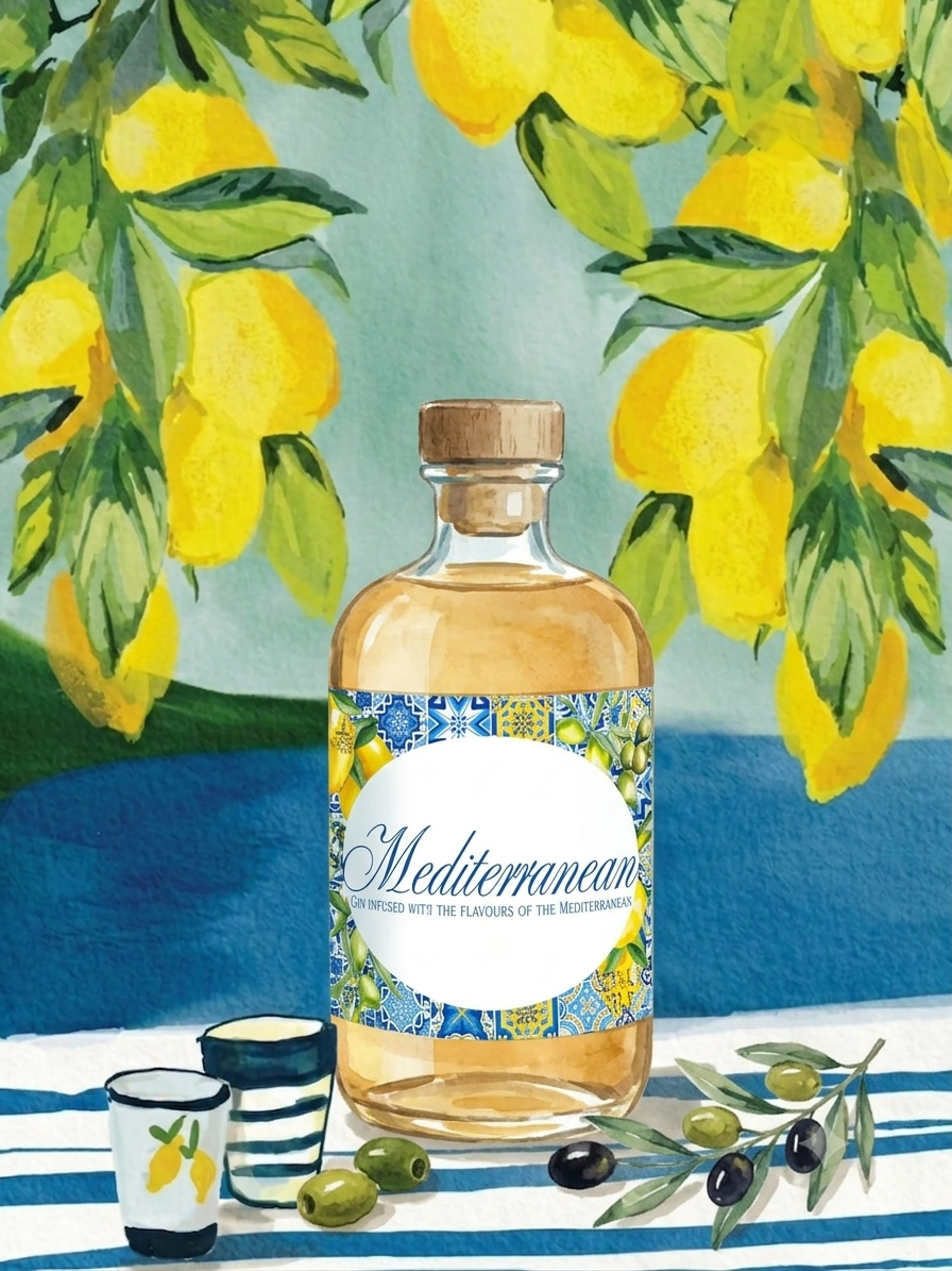 Mediterranean Gin 37.5%vol | 50CL