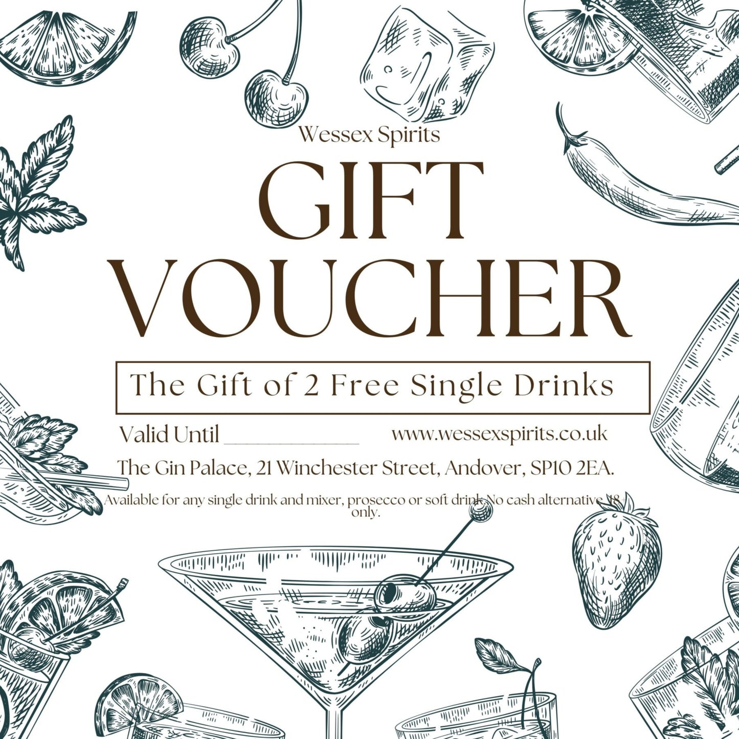 The Gin Palace Drinks Voucher