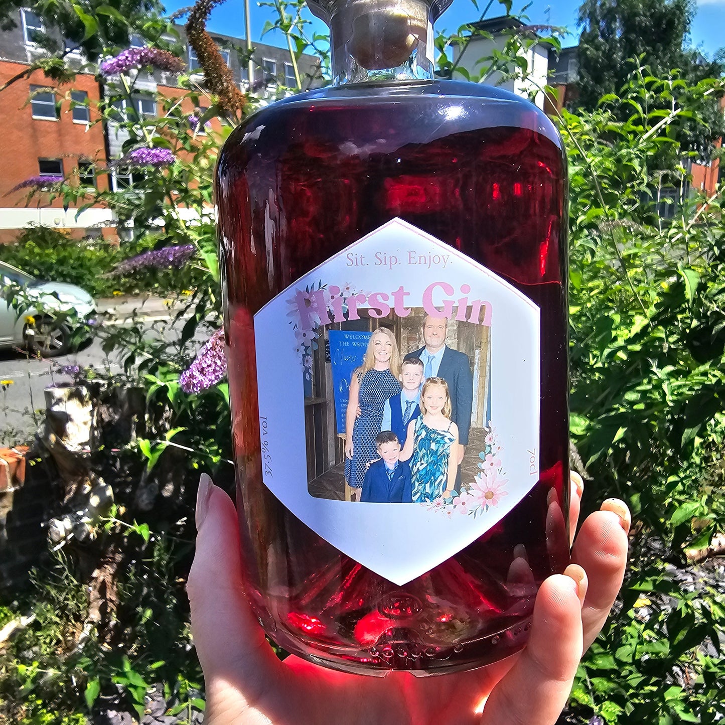 Personalised Label Gin