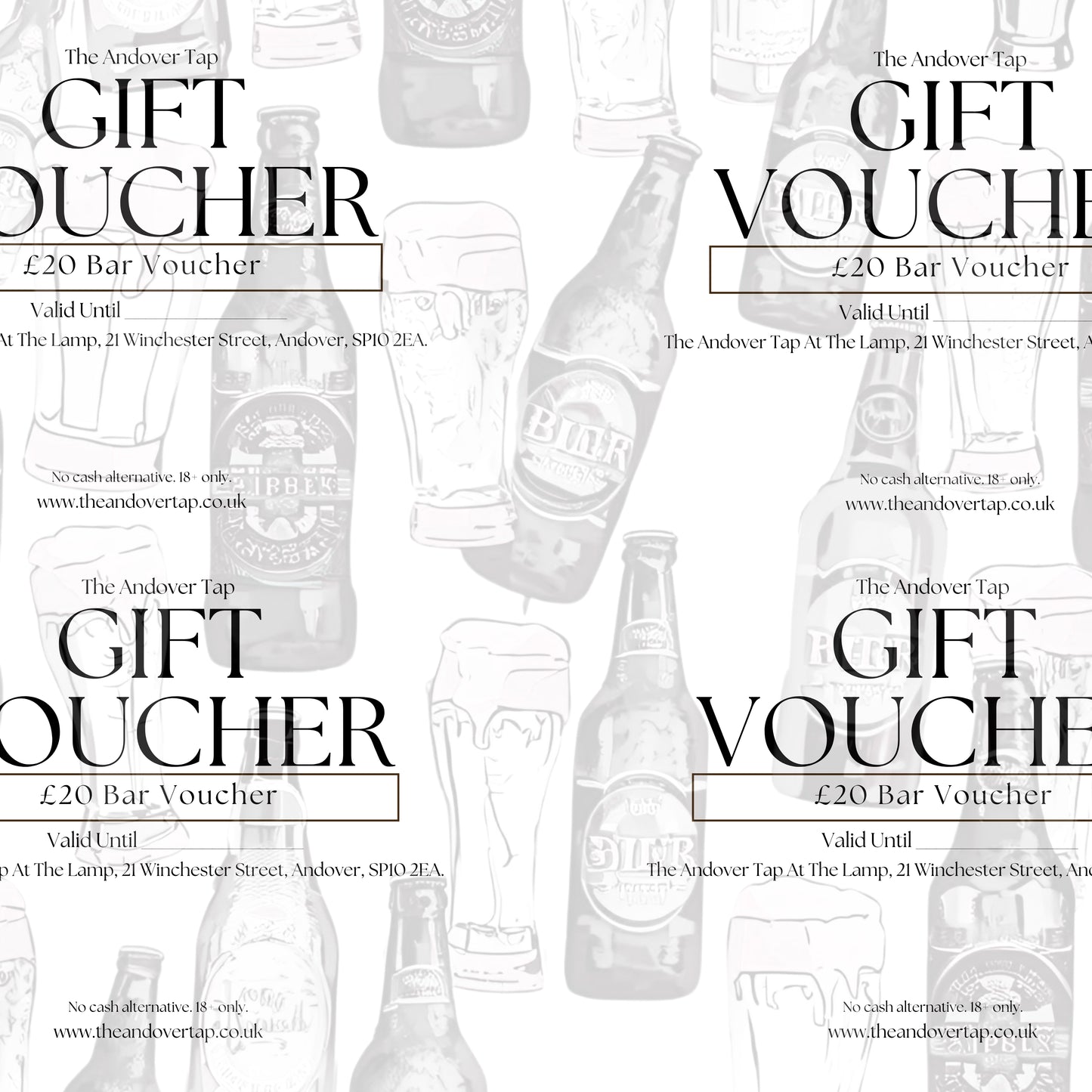 The Tap Gift Vouchers