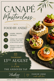 Thursday Masterclass - Canapé Masterclass With Aneke - 13th August