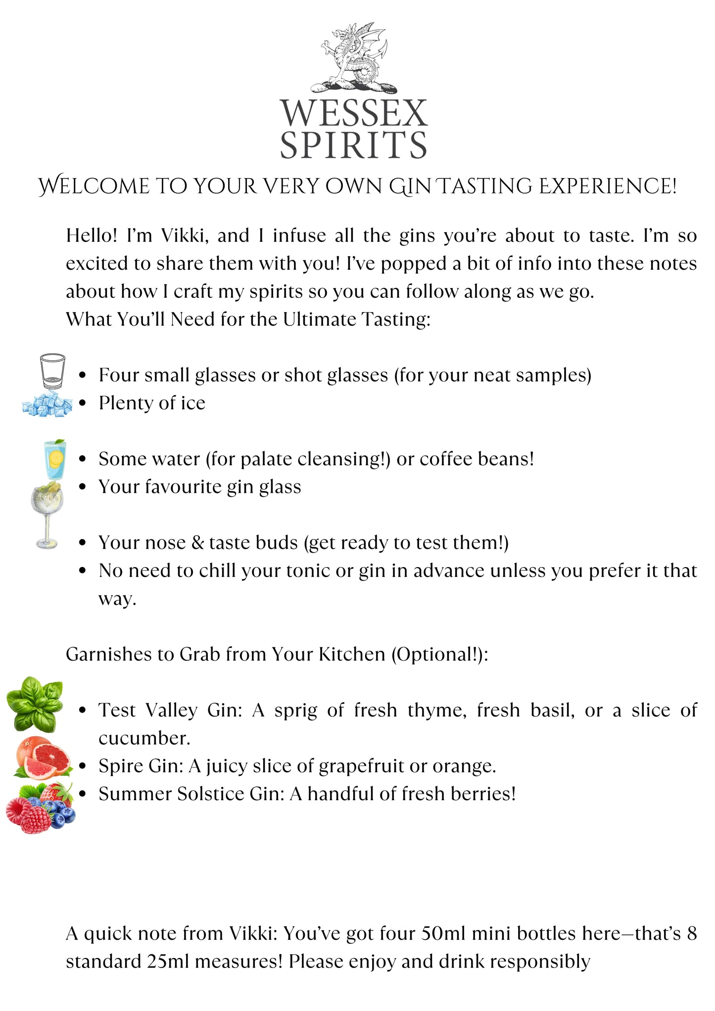 DIY Gin Tasting