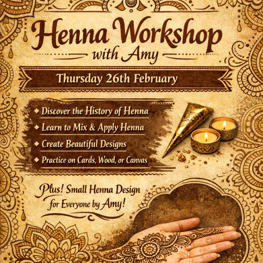 Henna Workshop 26th February