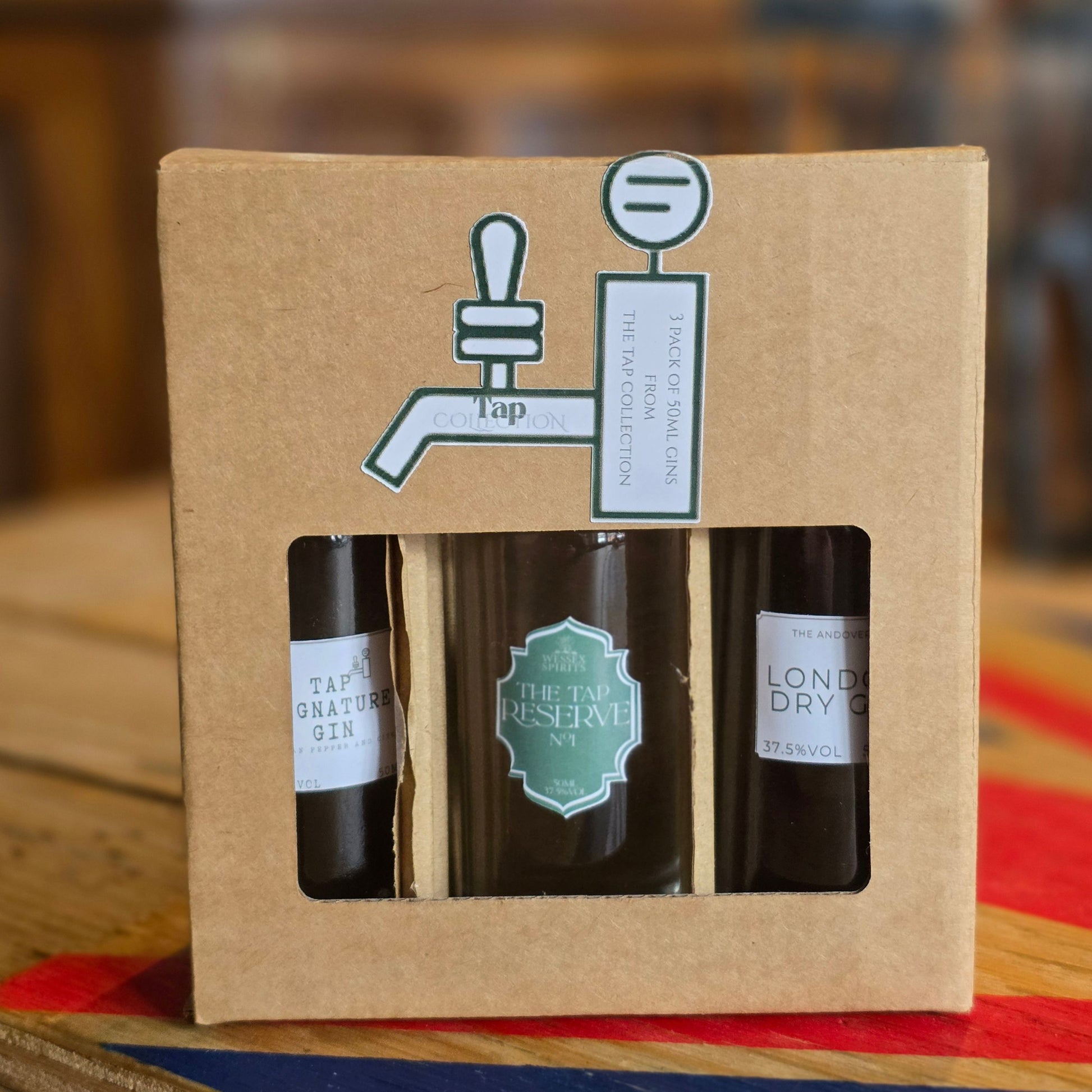 The Andover Tap At The Lamb |  3 Pack Miniature Gin Collection | Small Batch in | Wessex Spirits Andover